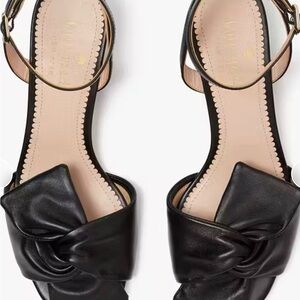 Kate Spade Black Bow Sandals